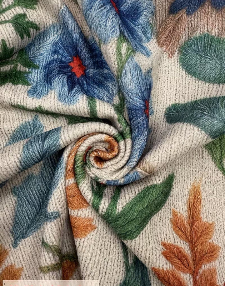 Bridie | Botanical Floral Zip Cardigan