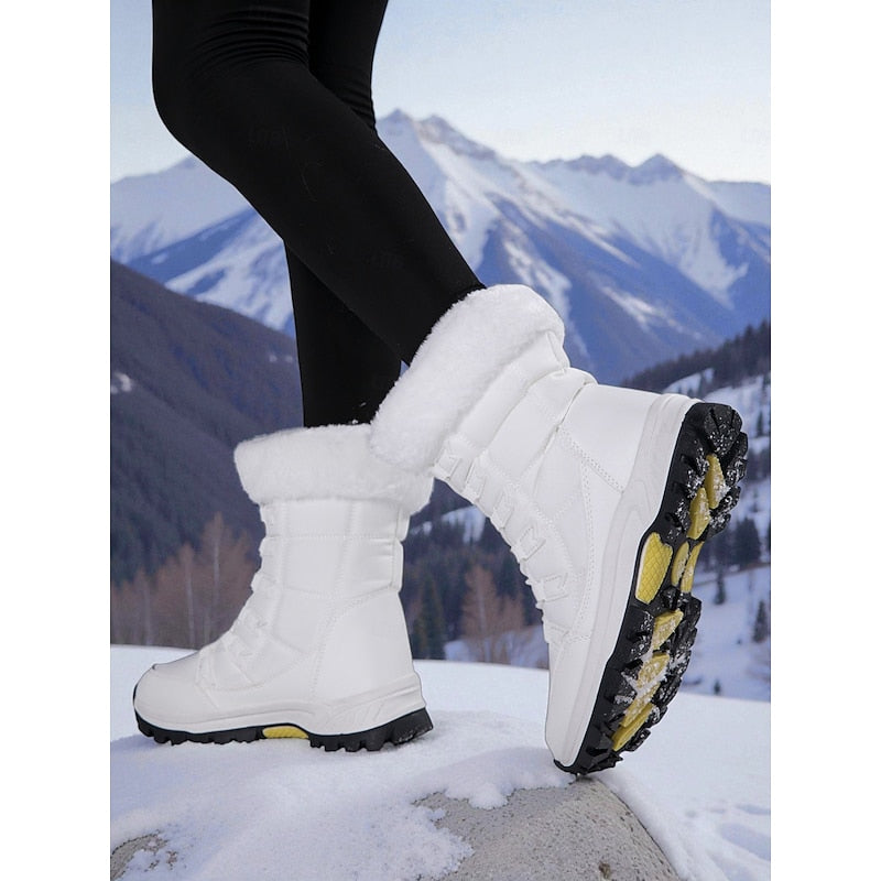 Alba | Cosy Lace-Up Winter Snow Boots