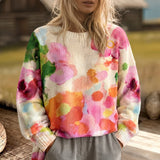 Beatrice | Watercolour Bloom Sweater
