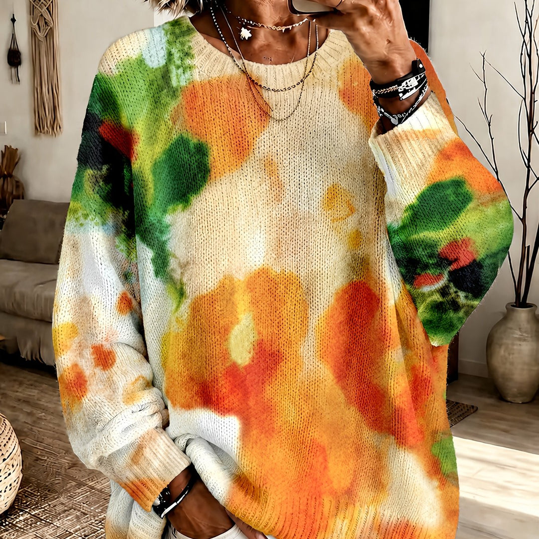 Juliette | Painterly Relaxed Sweater