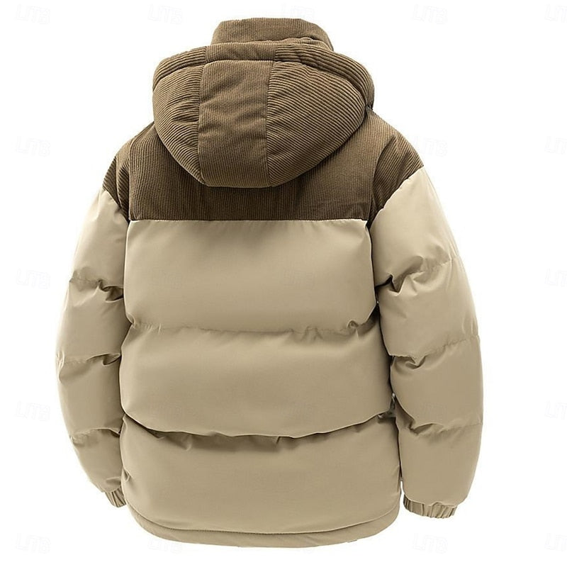 Spencer | Christmas Hooded Puffer Jacket