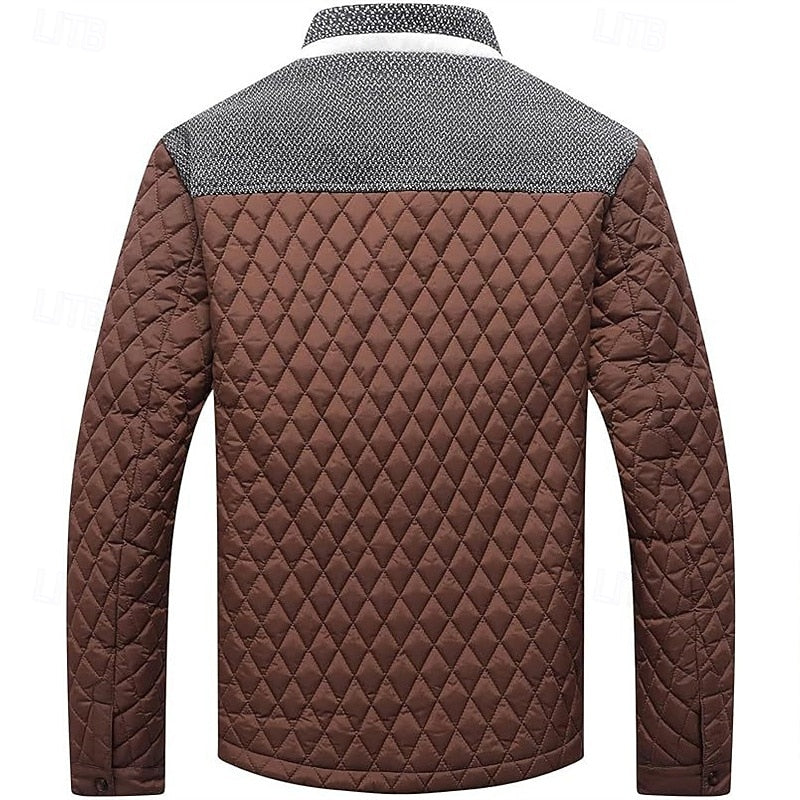 Gareth | Quilted Stand-Collar Jacket