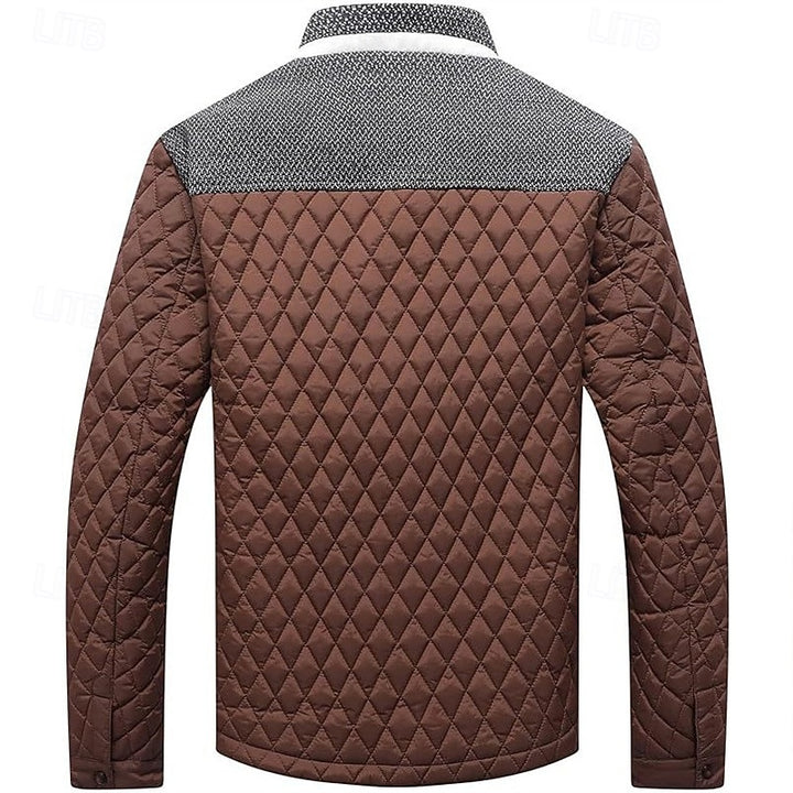 Gareth | Quilted Stand-Collar Jacket