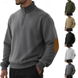 Emmett | Textured Button-Neck Pullover