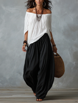 Marianne | Relaxed Off-Shoulder Two-Piece Set