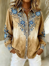 Bettina | Vintage Floral Embroidered Blouse