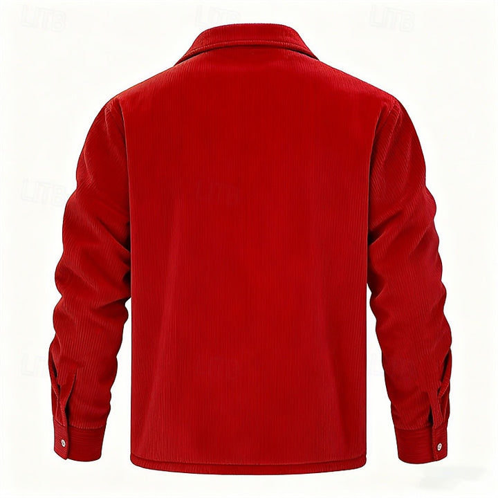 Garrett | Rugged Textured Overshirt Jacket