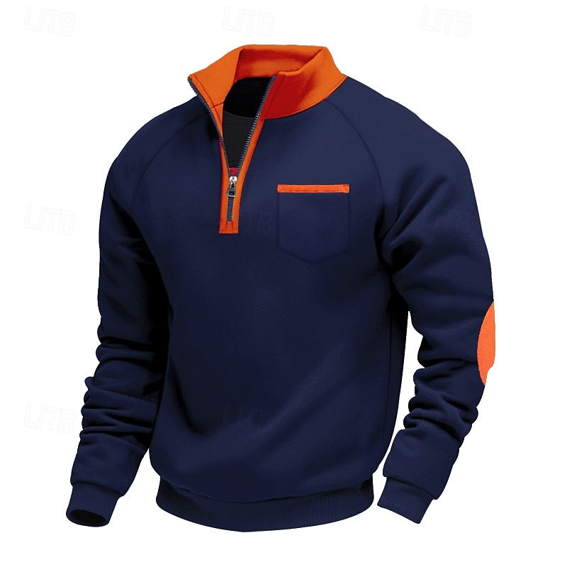 Warren | Quarter-Zip Pocket Sweatshirt