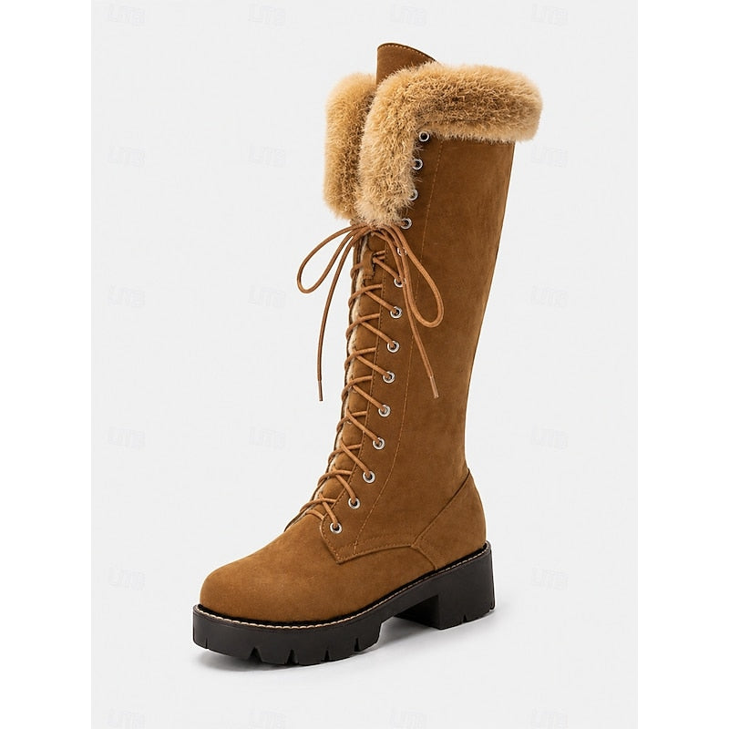 Ottilie | Cosy Fur-Trimmed Winter Boots