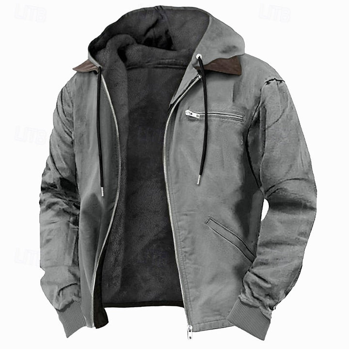 Malcolm | Cosy Hooded Zip Jacket