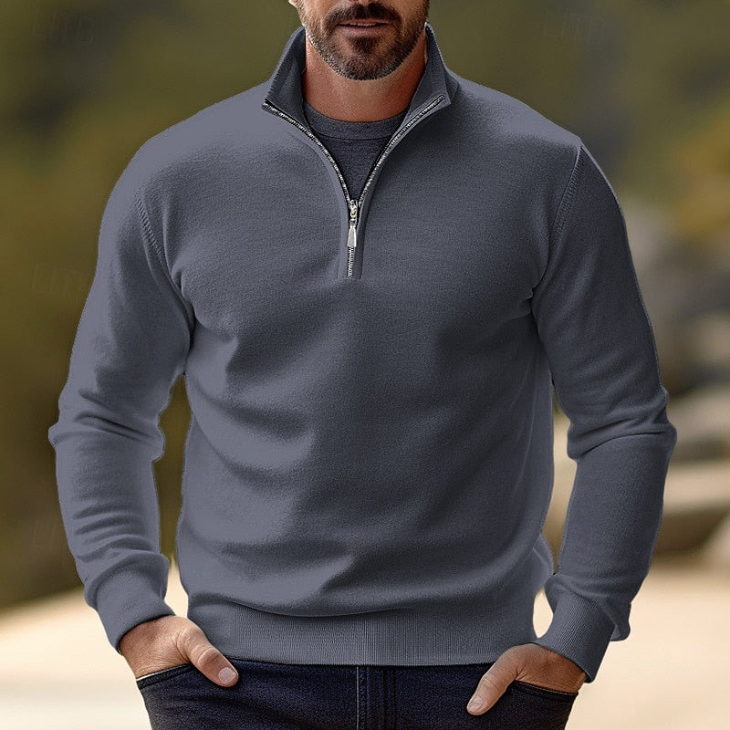 Clifford | Refined Half-Zip Pullover