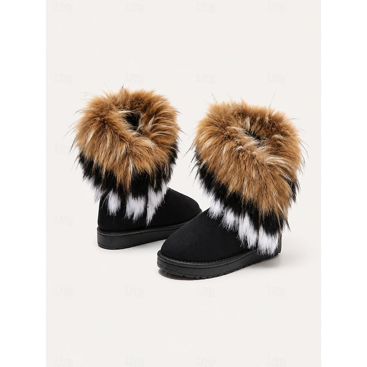 Marissa | Cosy Round-Toe Snow Boots