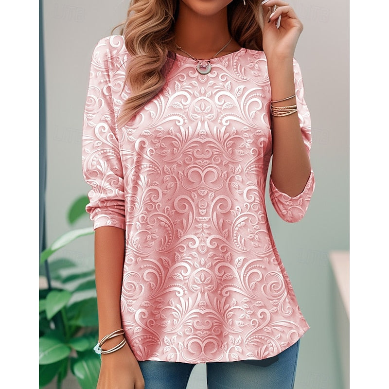 Adelaide | Elegant Floral Tunic