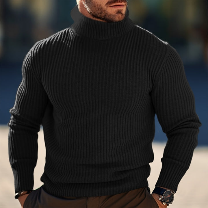 Sawyer | Ribbed Roll-Neck Sweater