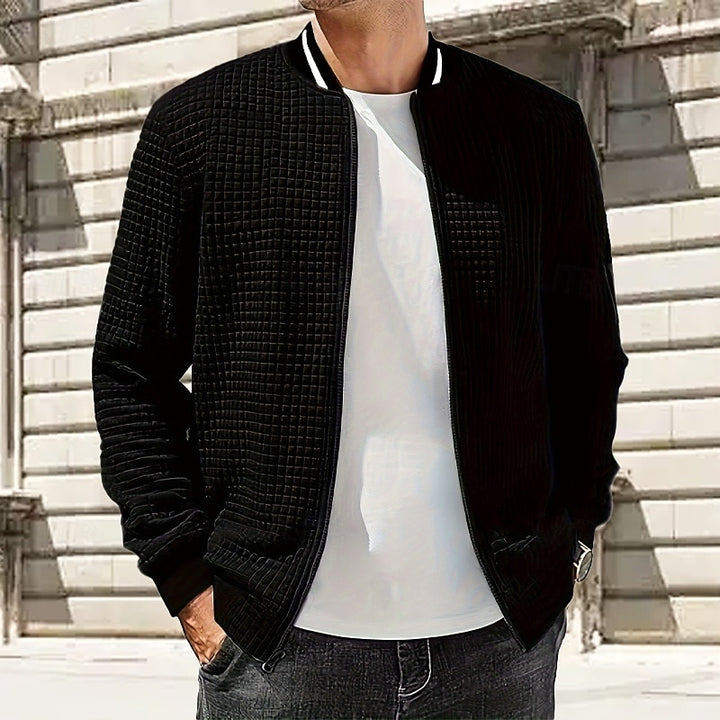 Thatcher | Textured Zip-Up Jacket
