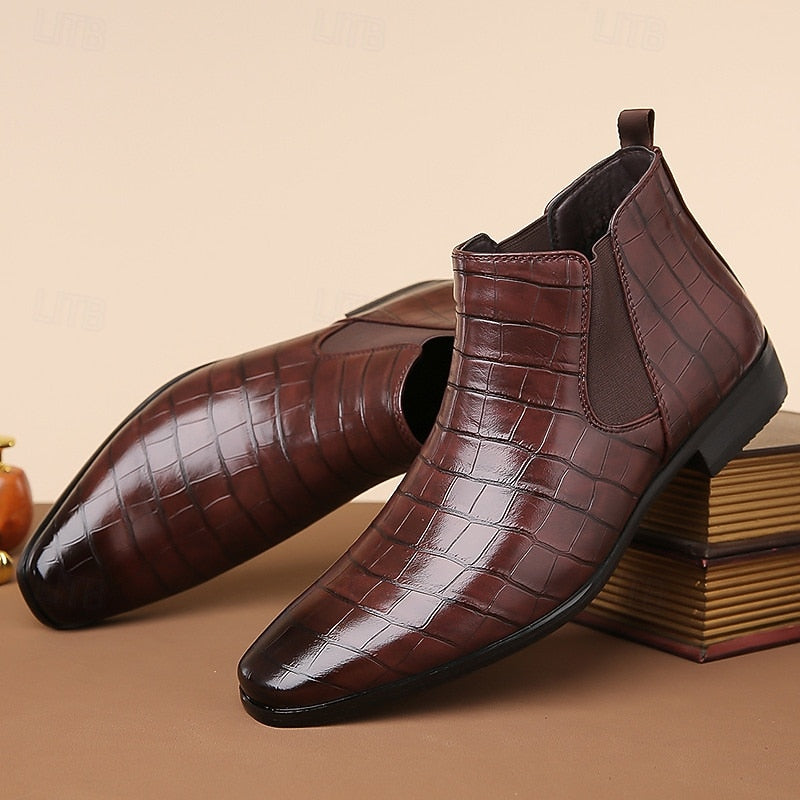 Nathan | Polished Chelsea Boots