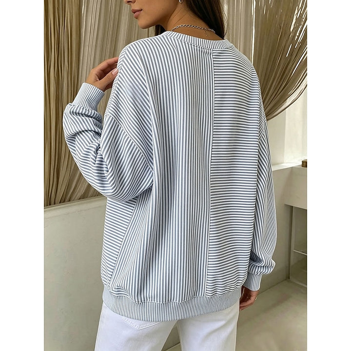 Marisa | Relaxed Striped Long-Sleeve Top