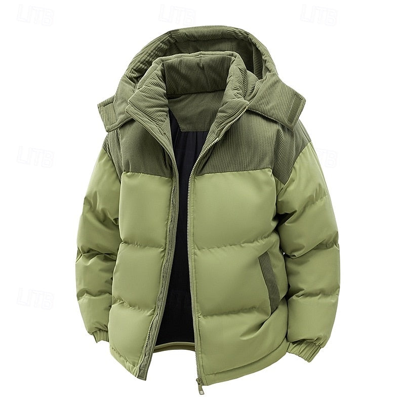 Spencer | Christmas Hooded Puffer Jacket