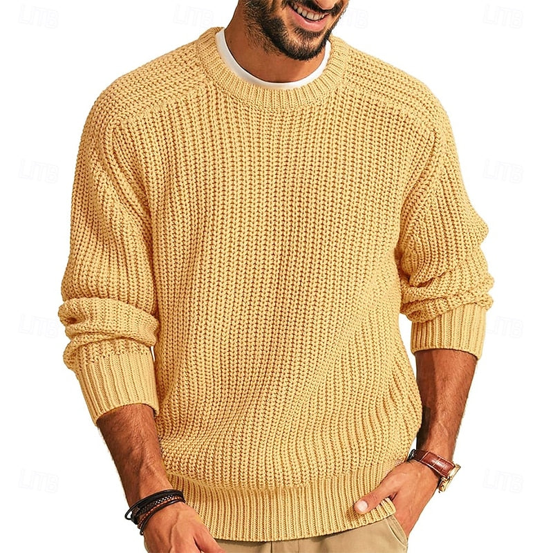 Spencer | Ribbed Round-Neck Jumper