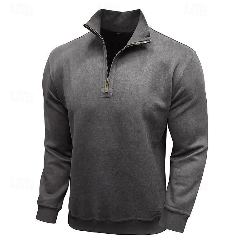 Weston | Washed Quarter-Zip Sweatshirt