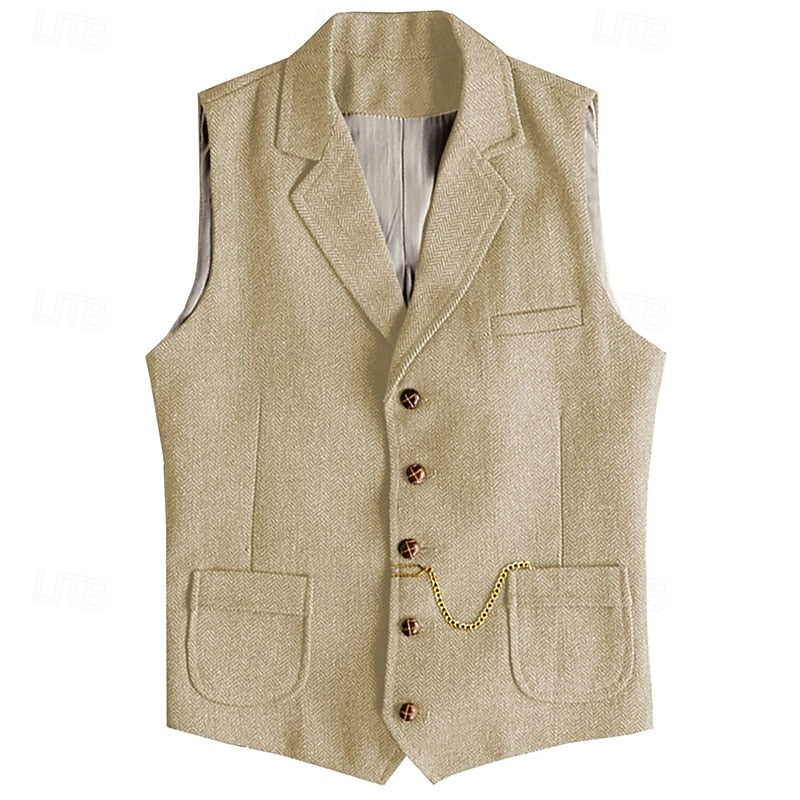 Nathaniel | Tailored Single-Breasted Waistcoat