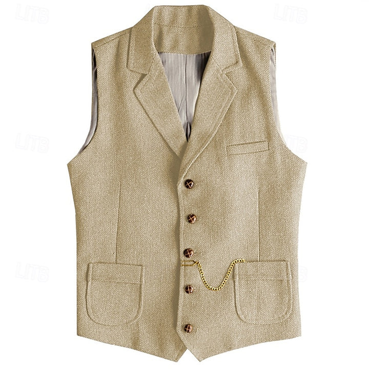 Nathaniel | Tailored Single-Breasted Waistcoat