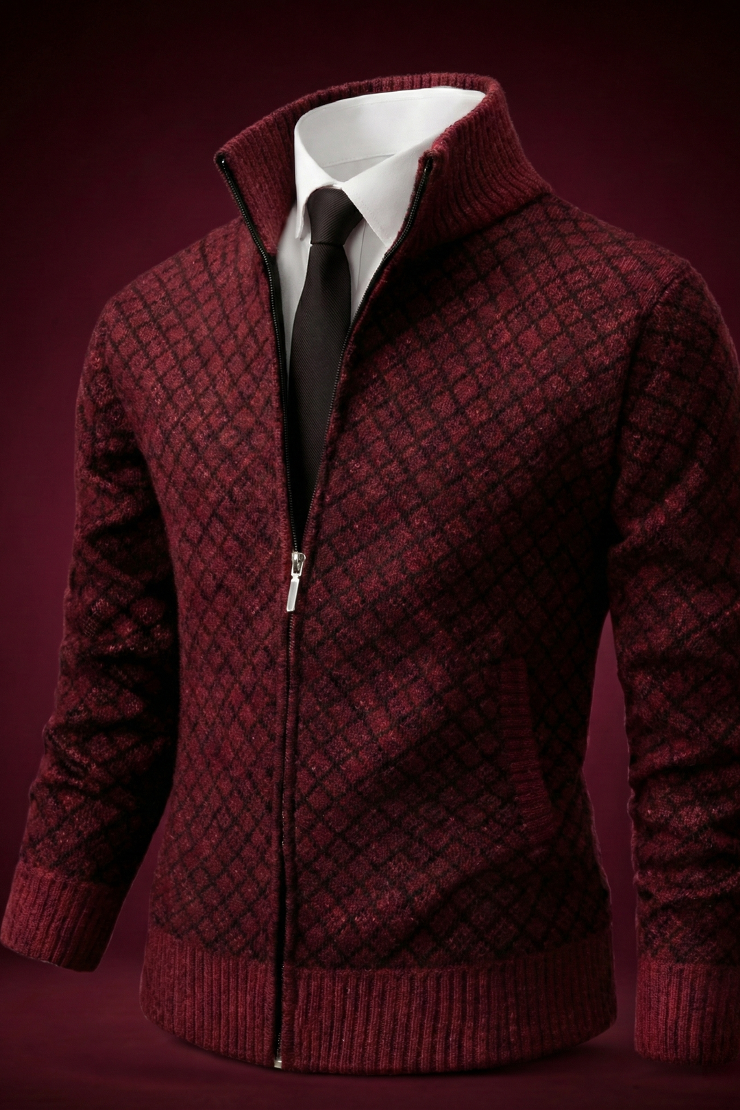Harrington | Refined Full-Zip Cardigan