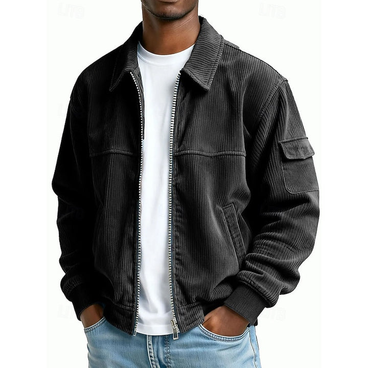 Cormac | Textured Zip Jacket