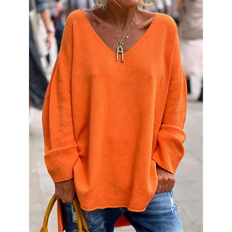 Eliora | Relaxed V-Neck Tunic Top