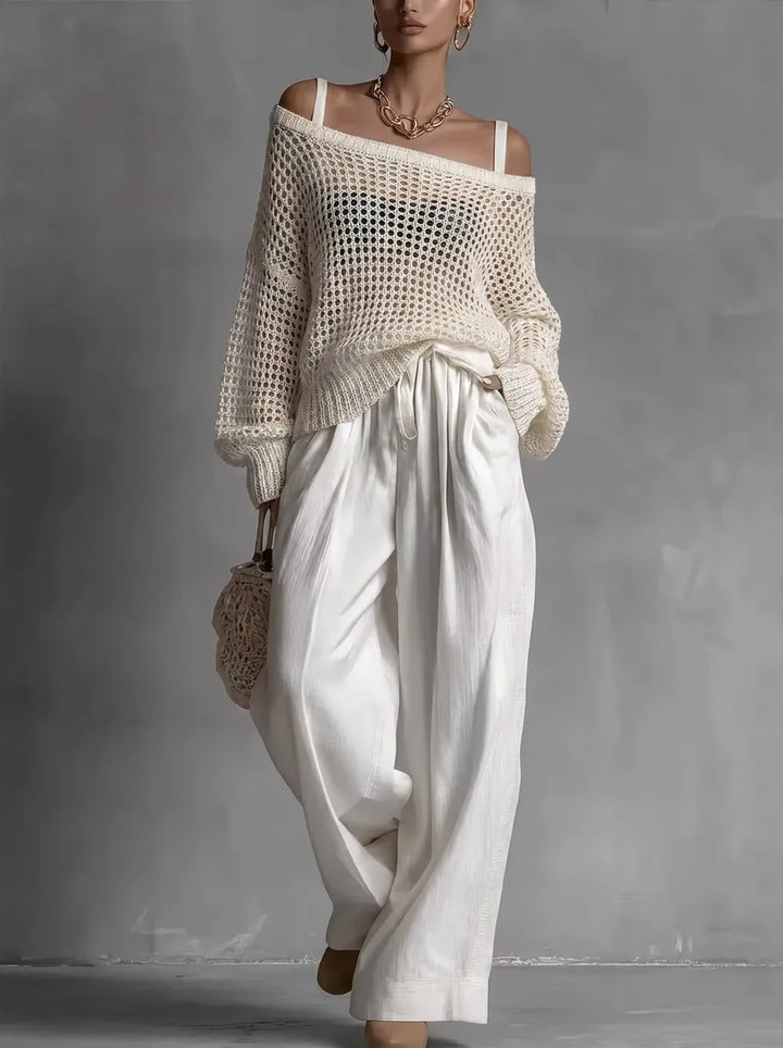 Nadine | Relaxed Open-Knit Two-Piece Set