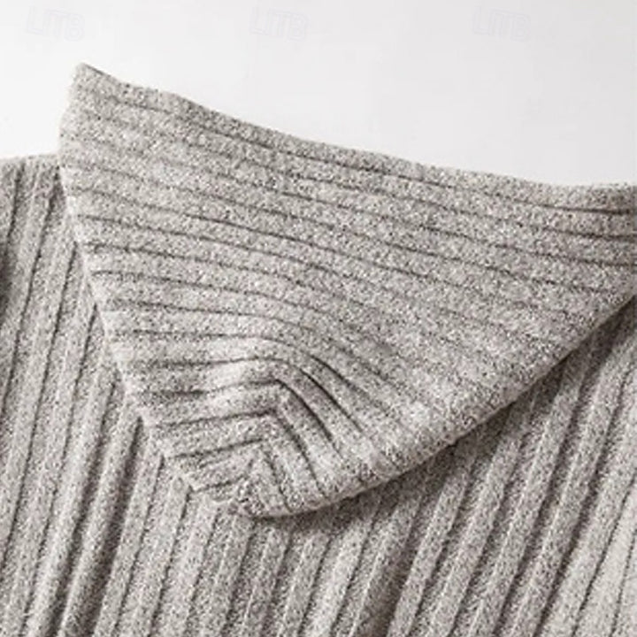 Desmond | Hooded Cable-Knit Cardigan