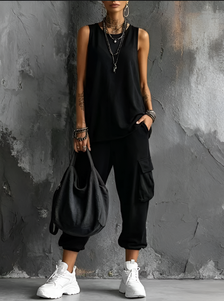 Sabina | Relaxed Sleeveless Two-Piece Set