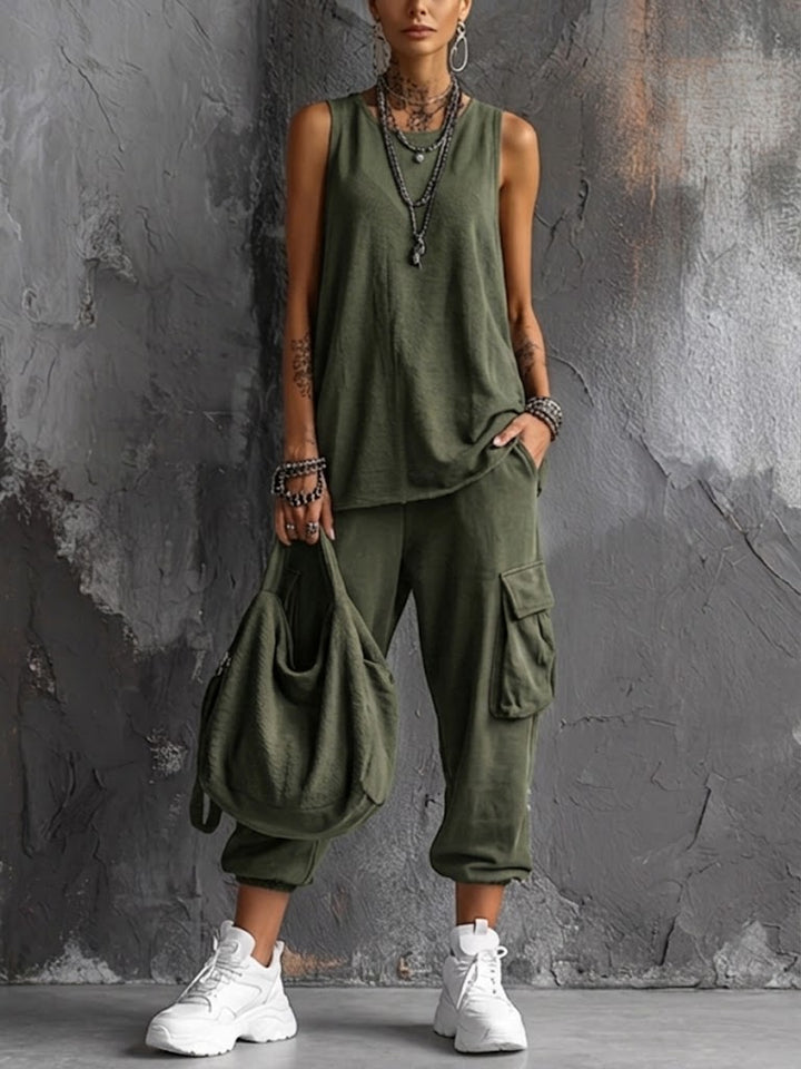 Noreen | Relaxed Cargo Two-Piece Set