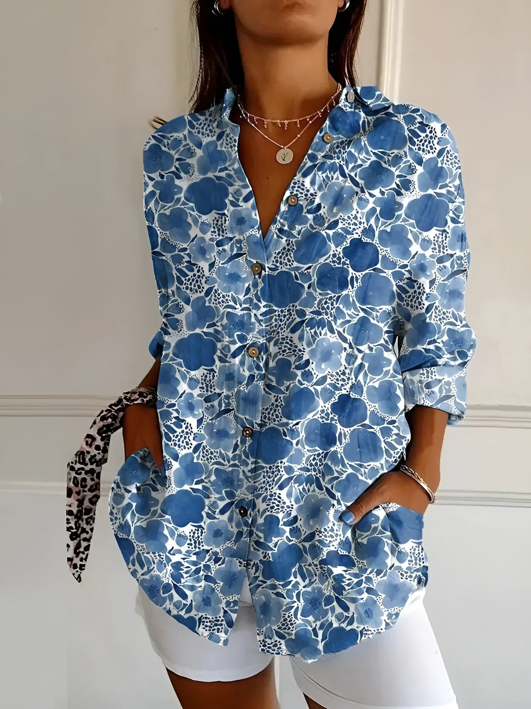 Bryony | Floral Button-Up Blouse