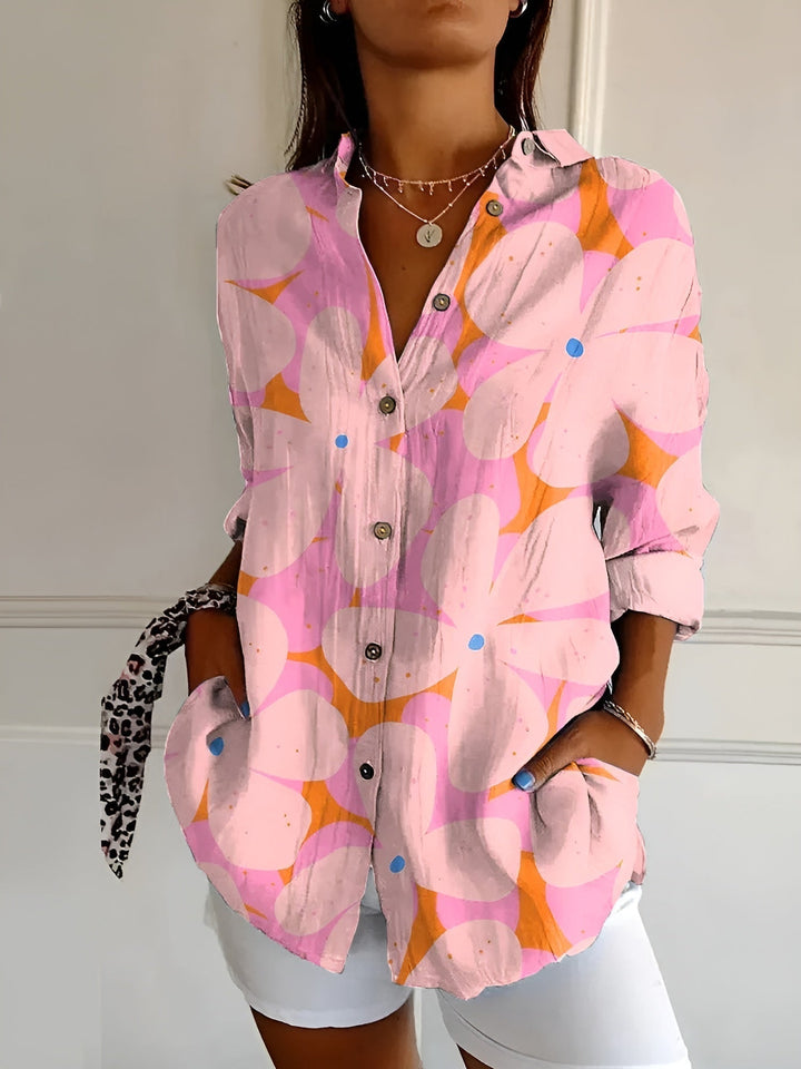 Bryony | Floral Button-Up Blouse