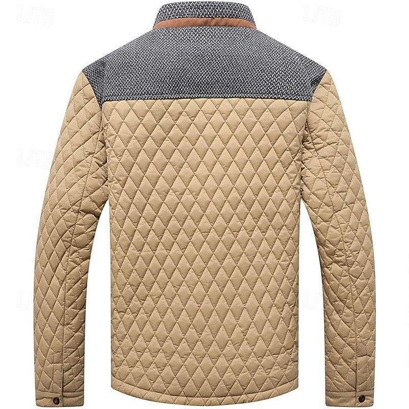 Gareth | Quilted Stand-Collar Jacket