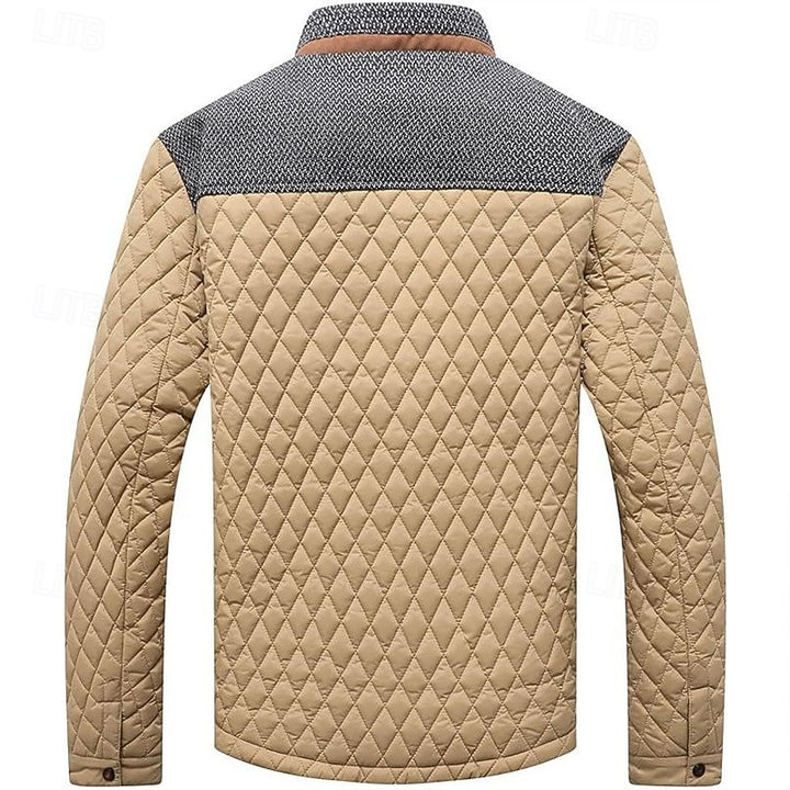 Gareth | Quilted Stand-Collar Jacket