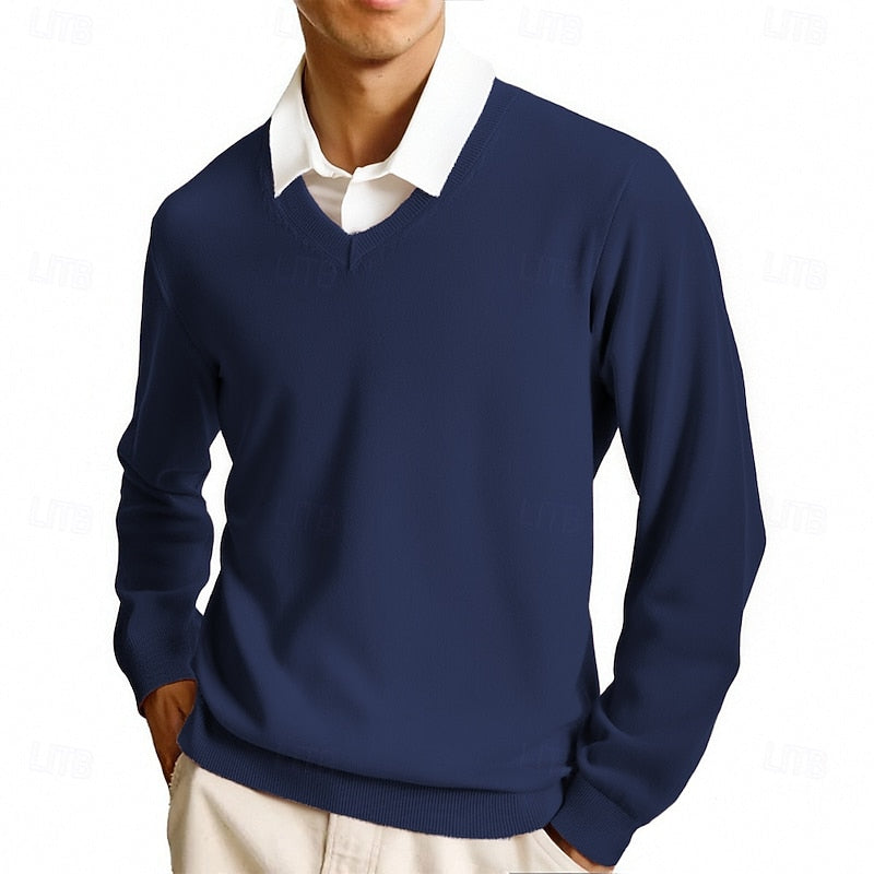 Harrison | Refined V-Neck Jumper