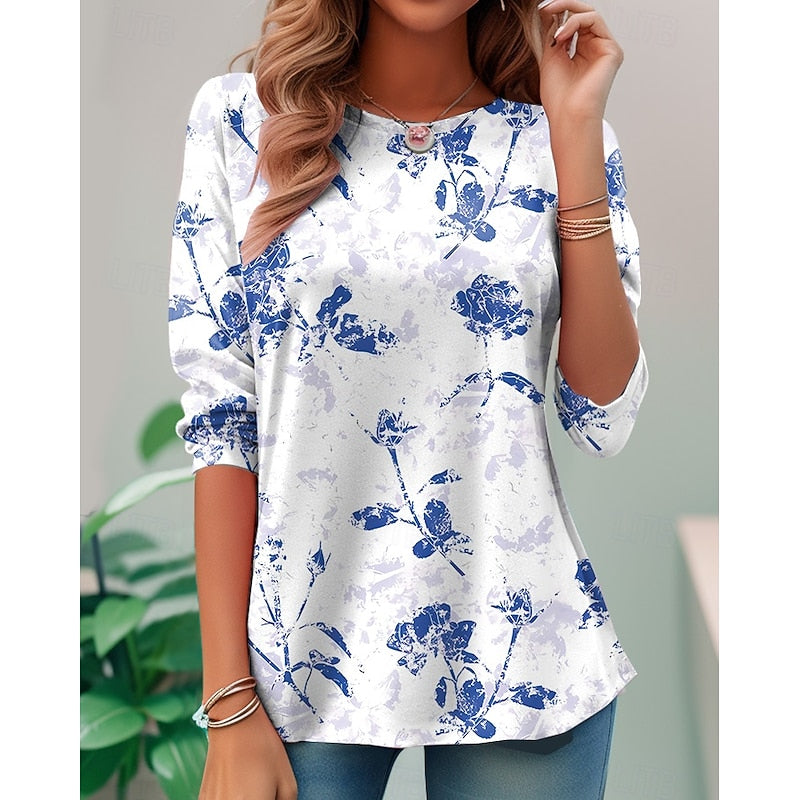 Hazel | Floral Long-Sleeve Top