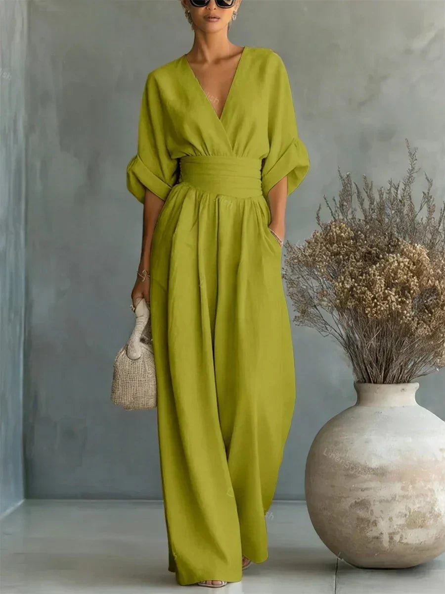 Claire | Elegant Wide-Leg Jumpsuit