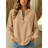 Mila | Relaxed Quarter-Zip Top