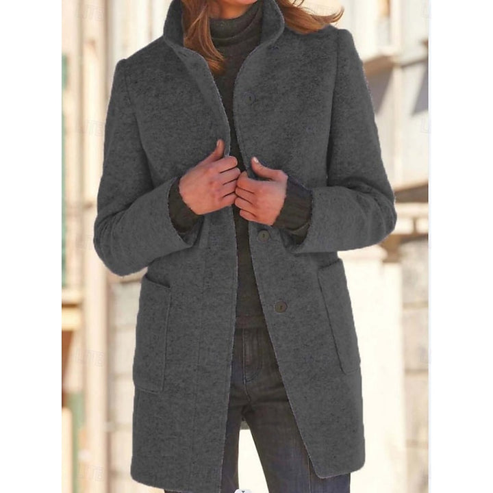 Margot | Elegant Stand-Collar Coat