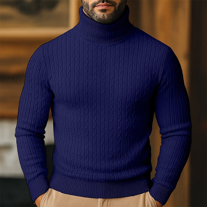 Bennett | Cable-Knit Turtleneck Jumper