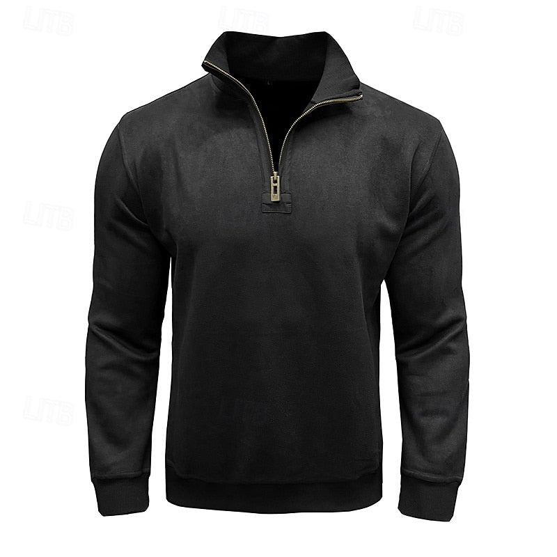 Weston | Washed Quarter-Zip Sweatshirt