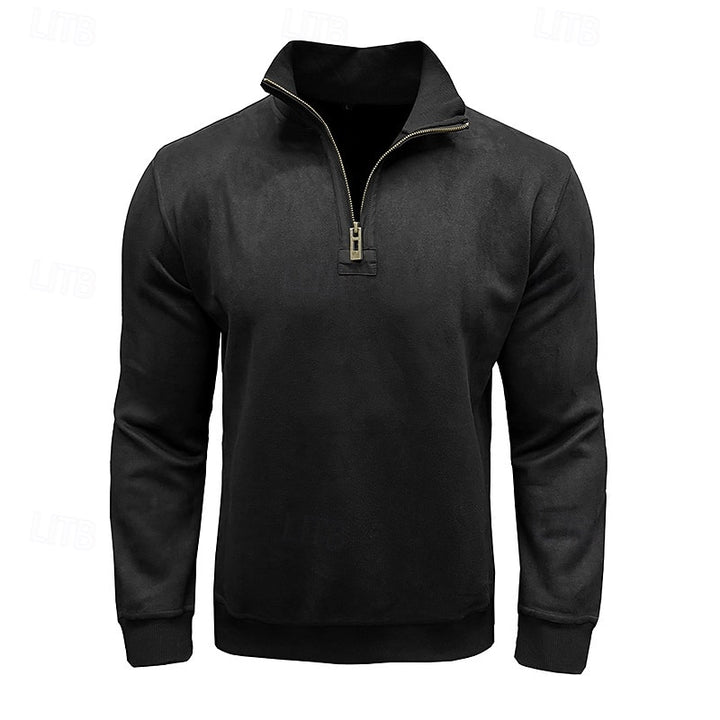 Weston | Washed Quarter-Zip Sweatshirt