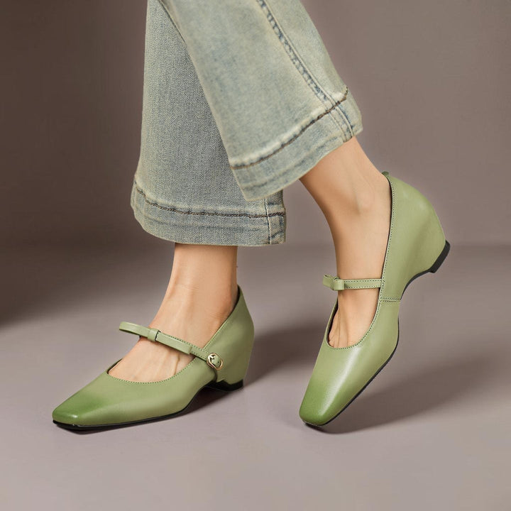 Phoebe | Bow-Strap Mary Jane Pumps