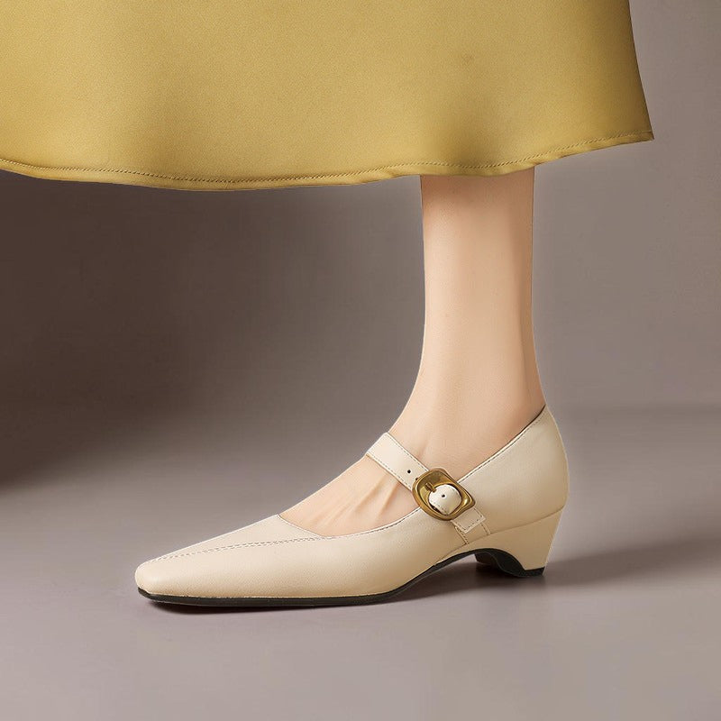 Delia | Buckled Mary Jane Heels
