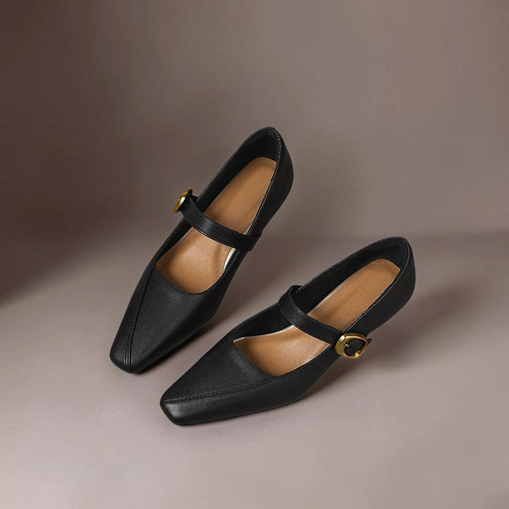 Delia | Buckled Mary Jane Heels