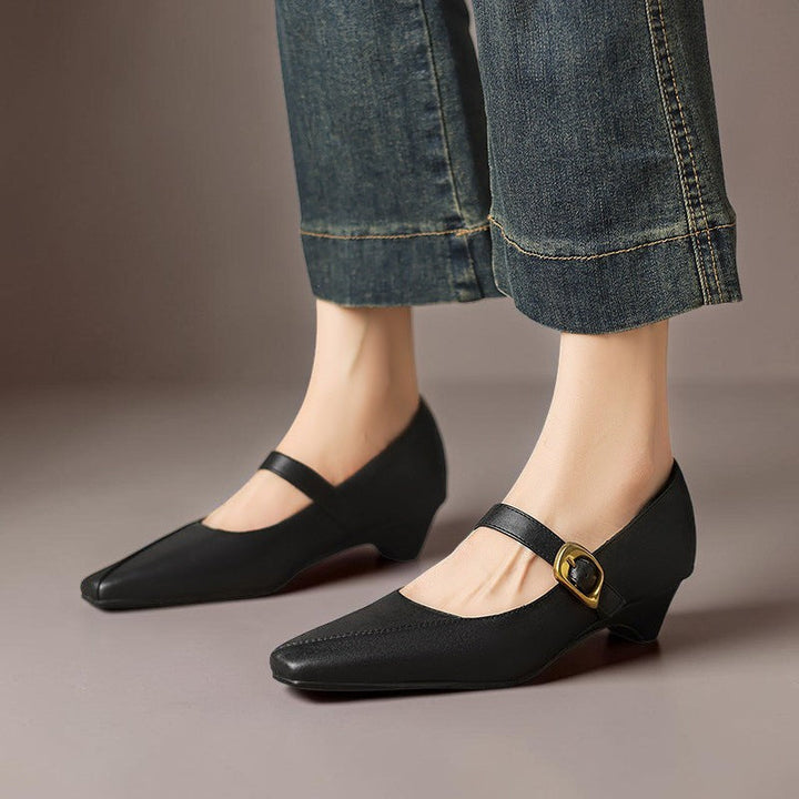 Delia | Buckled Mary Jane Heels