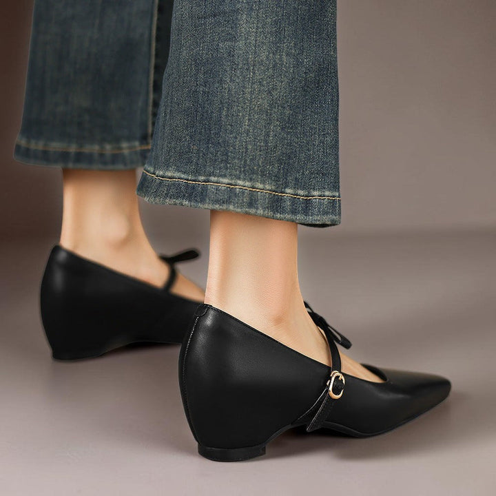 Phoebe | Bow-Strap Mary Jane Pumps